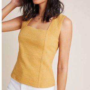 Maeve Anthropologie Stephie Cross Back Top